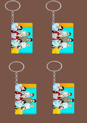 Convay F3 BTS Army Logo Rectangle Shape KeyChain SET 4 Key Chain