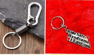 ROYALSHOP Ride safe & spring hook Keychain for husband & boyfriend valentine Key Chain