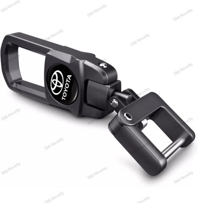 Sbb Novelty Black Color Fob Key Heavy Duty Keychain for all T-o-y-o-t-a Model Car Key Chain Key Chain