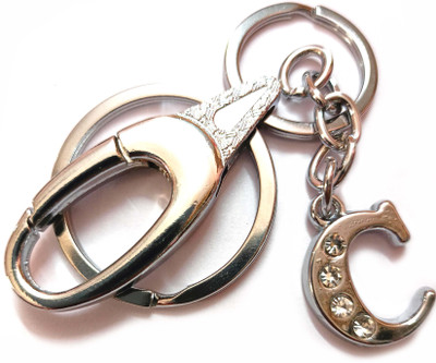 ShopTop Letter 'C' keychain with hook Key Chain
