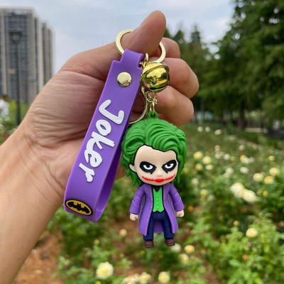 SHRI JI JOKER Keychain and Keyring in Purple Suit with green hair Key Chain