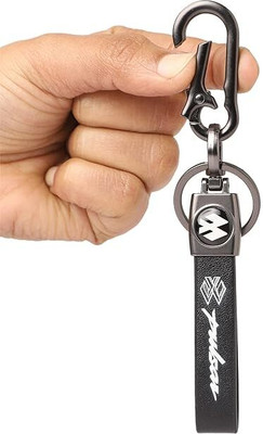 gtrp Pulser Leather Key Chain, Key Ring with Metal & Leather finish 04 Key Chain
