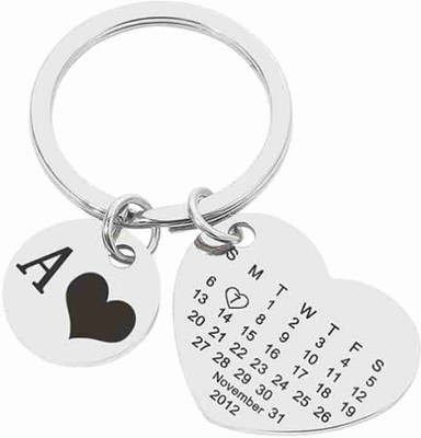 MOHIT CRAFT A-Z Custom Keychain Wedding Favour Save the Date Relationship Cute Birthday Key Chain