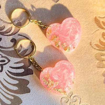 Kirti Kreative Studio Heart Keychain for Car Keys, Bike Keys, Handbags, and Backpacks Key Chain