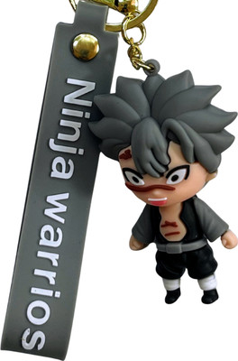 Kraft Crate Sanemi Shinazugawa inspired 3D rubber keychain | Demon Slayer Wind Hashira | Key Chain