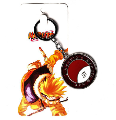 Daiyamondo Naruto Sasuke Uchiha Rotating Keychain Naruto Circle Key Key Chain