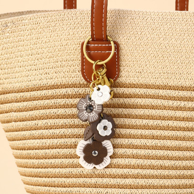 Salty Mini Floral Bag Charm Key Chain