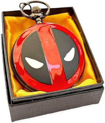 GKM Stylish Superhero Deadpool best quality pocket watch keychain for gifting Key Chain
