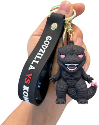 Friendskart godzilla vs kong keychain 3d silicon Key Chain