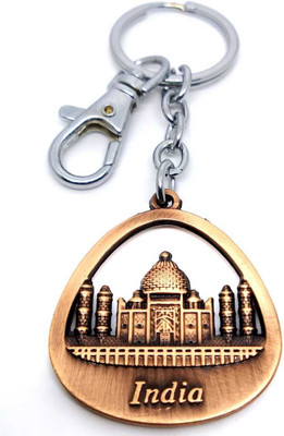 Get Fatang Taj Mahal India Logo Metal Key Chain Grey Key Chain