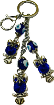 Next Gen Keychains Evil Eye attractive Owl Najar battu premium quality keychain Key Chain