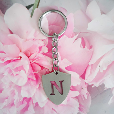 Sullery English Alphabet Initial Charms Letter Initial N Alphabet SulleryKey202265 Key Chain