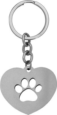 M Men Style Personalized Dog paw Stainless Steel Keychain LCSKShiv046 Key Chain