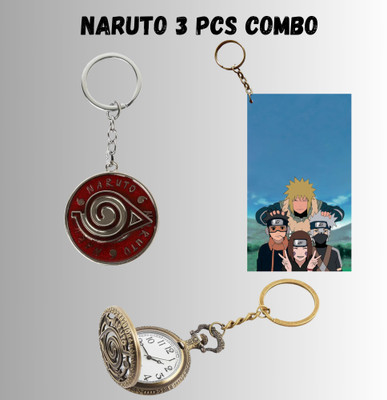 Hariyaali Enterprises LLP Naruto STUDENTS OF MINATO KAKASHI AND FRIENDS Unique Style 3 pcs Combo Key Chain