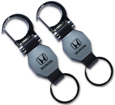 MAG BEE Styling Car Keychain/Keyring Compatible with D'Hook Honda Combo Pack of 2 Bike Key Chain