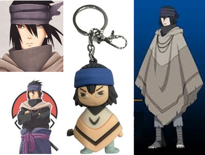 Newview Naruto Sasuke Uchiha 3D Keychain Key Chain