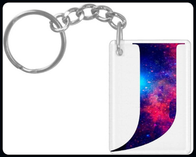 HamsaMART Keychain N1037 k477J Alphabet, Name LetterT477 Key Chain