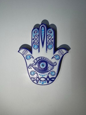 SHRI JI EVIL EYE (Hand) 3D Fridge Magnet Key Chain