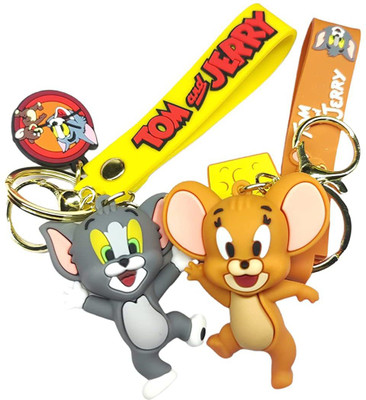 gtrp Tom and Jerry Keychain + Bag charm + Strap (Set of 2) Key Chain