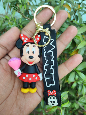 Niztech Minnie Strap Keychain Keyrings Creative Cool Cute Key Chain