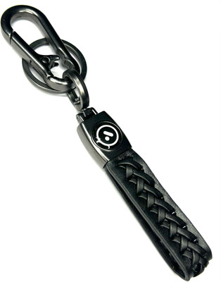 FLAMBE Bike ather Black Design Keychain Key Chain