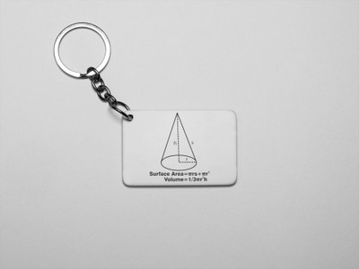 DOGAR ESSENTIALS Cone -Printed Acrylic Keychain (Pack Of 2) Key Chain