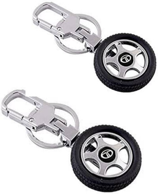 JAINSON MARTIN Super Combo Of Rotating Tyre Keybuckle (tata) Key Chain