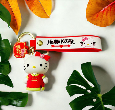 GKM Latest Trendy design Hello kitty keychain for men & woman Key Chain