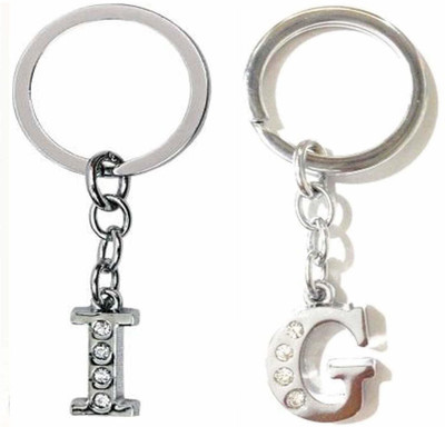 Newview Stylish I G Letter Simple Alphabet Key Ring keychain Key Chain Key Chain