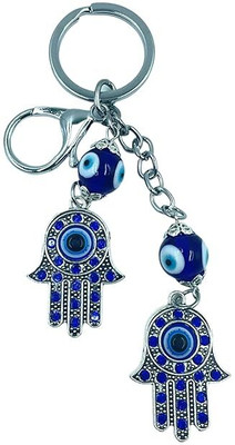 GKM Evil Eye Protecting Hand metal premium quality keychain for boys & Girls Key Chain