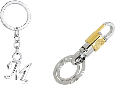 Mundkar Gold & Alphabet -M Key Chain