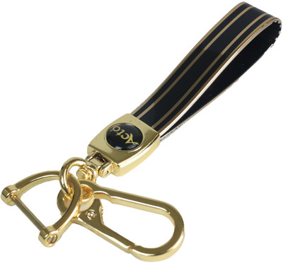 Acto Imported TPU Gold Car key chain with hook compatible All Car, Home, Office Keys Key Chain