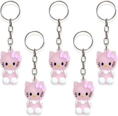 AMANVANI Cat Theme Keychain For Girls, Kanjak Gift, Keychain For Backpack, Keys, Car Key Chain