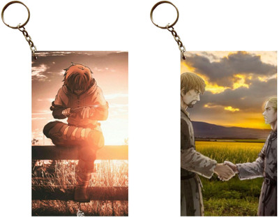 Hariyaali Enterprises LLP Vinland Saga EINER GOT THORFIN AS BEST FRIENDS Unique Style 2 pcs Combo Key Chain