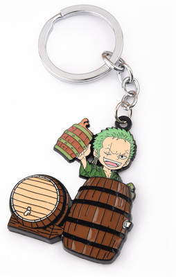 ComicSense One Piece Anime Keychain Zoro Sake Lover Peeker Anime Accessories Collectible Key Chain