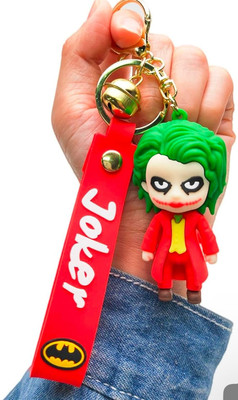 SHRI JI JOKER Keychain and Keyring in Red Suit with green hair Key Chain