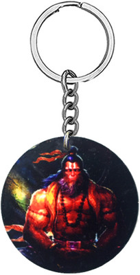 AFH Lord Hanuman Meditation Religious Gifiting Keychain for Men and Women Key Chain