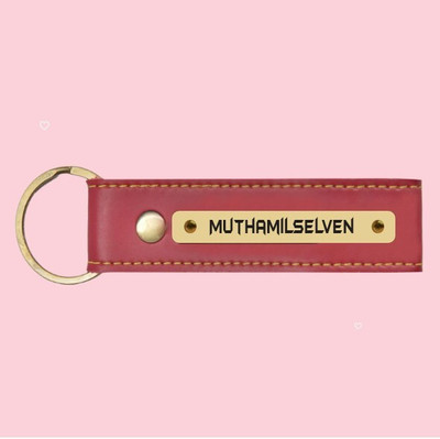 SY Gifts Wred Muthamilselven Vegan Leater keychain Key Chain