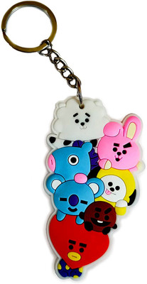 ShopTop 7 Character BT21 BTS Keychain Key Chain