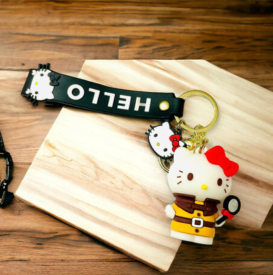 GKM Keyring & Keychain for Car, Double Pendant Ring Keychain Home Key Student Bag Key Chain