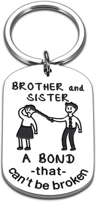 Myurawells A Sister is God's Way of Making Sure We Never Walk Alone Sister Keychain Jewelry Key Chain