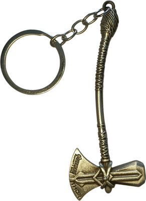 TheShinyPicks Thor Silver Axe Keychain Metal Keychain Marvel Keychain Stormbreaker Keychain Key Chain