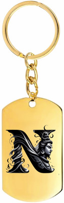 Sullery Stainless Steel Alphabet Letter Keychain Initial CharmSullery2025434 Key Chain