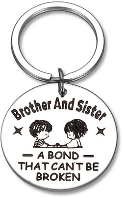 Myurawells Funny Brother Sister Gift Birthday Christmas Keychain for Sister from Brother Key Chain