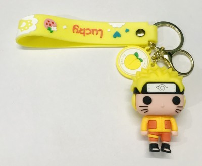 Shop Grab Famous Anime Naruto Keychain with Hook and Long Strap for Naruto Lovers Key Chain