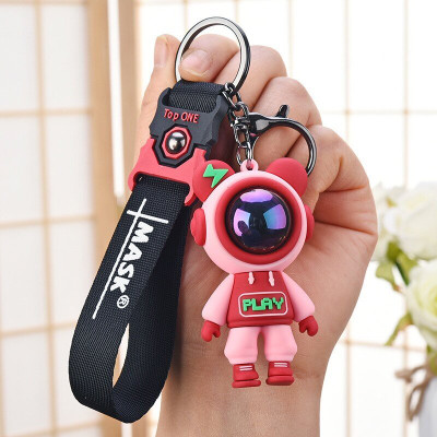 Abhistoree Cute Space Astronaut Keychain for Bags, Bikes & Keys Key Chain