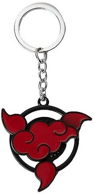 Verity Akatsuki Red Naruto Anime Rotating Keychain Key Chain