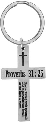 M Men Style She Is Clothed With Strength And Dignity ; (Proverbs 31.25) Keychain LSK220181 Key Chain