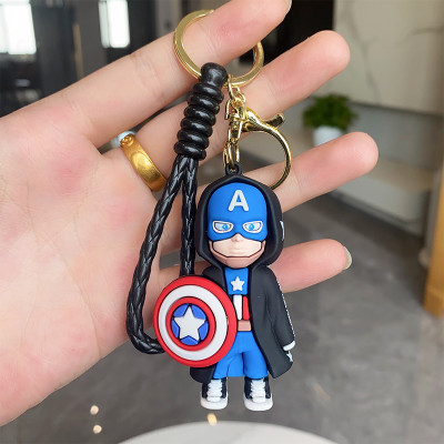 Star Work 3D Silicone Pack Of 2 High-Quality PVC Material Keychain for Boys and Girls Key Chain