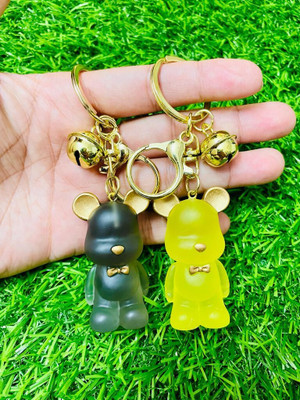 BBG NEW_Blur Panda Theme Bear high quality combo set keychain for girls Key Chain